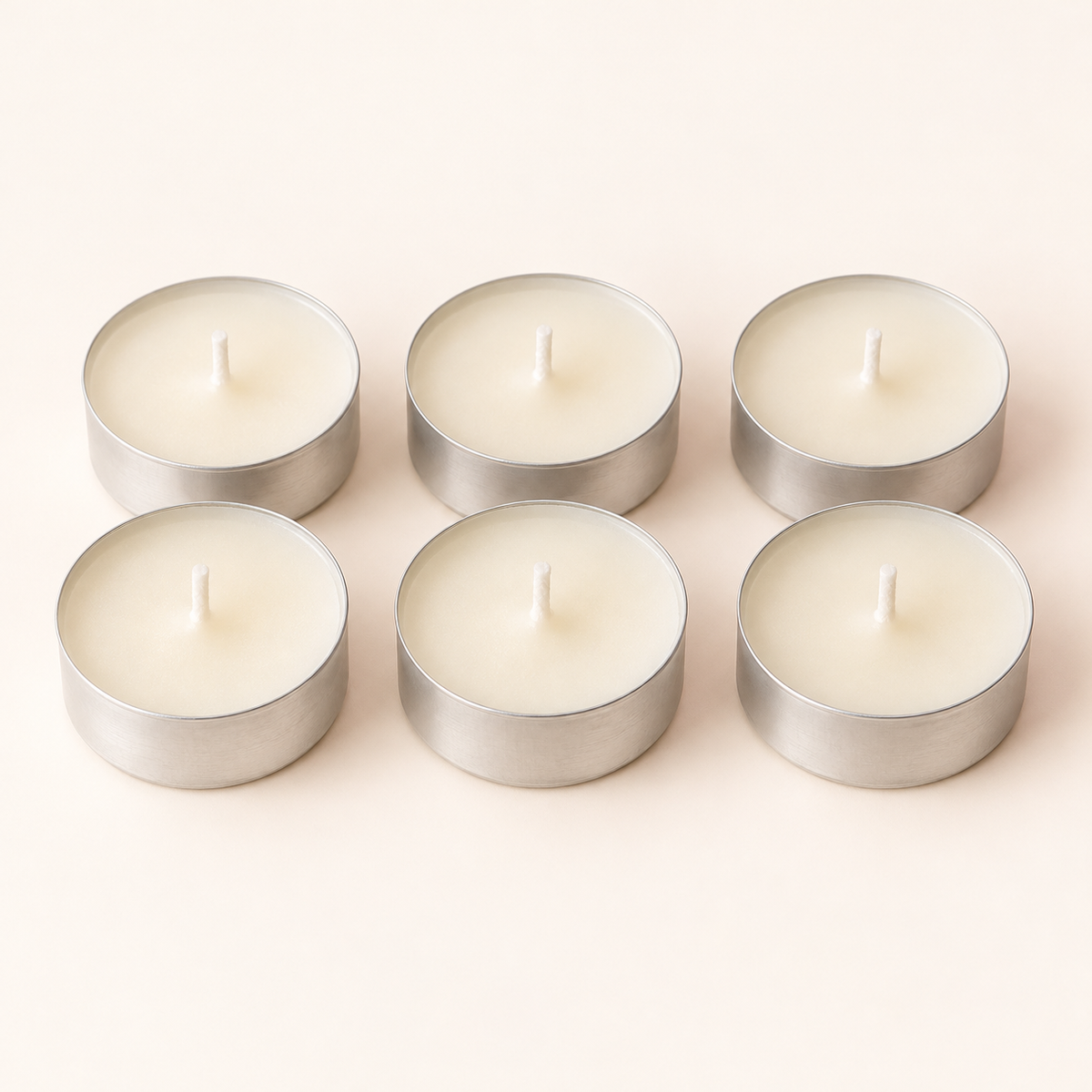 6 małych świeczek zapachowych (tealight)